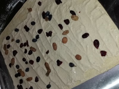 Minis pains aux raisins à la pâte feuilletée